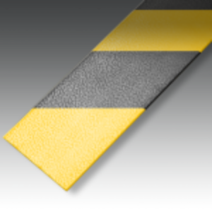 Black/Yellow Hazard HD Line Marking Tape